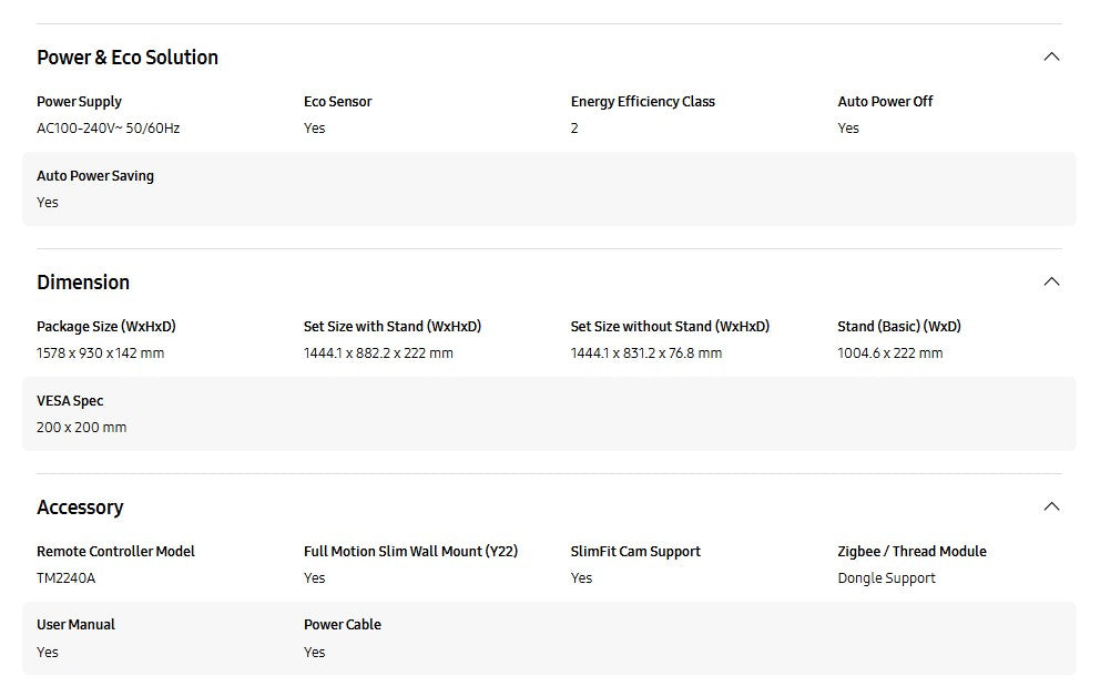 SAMSUNG 65" UA65U8000FKXXM UHD U8000F 4K Smart TV (2025) Television