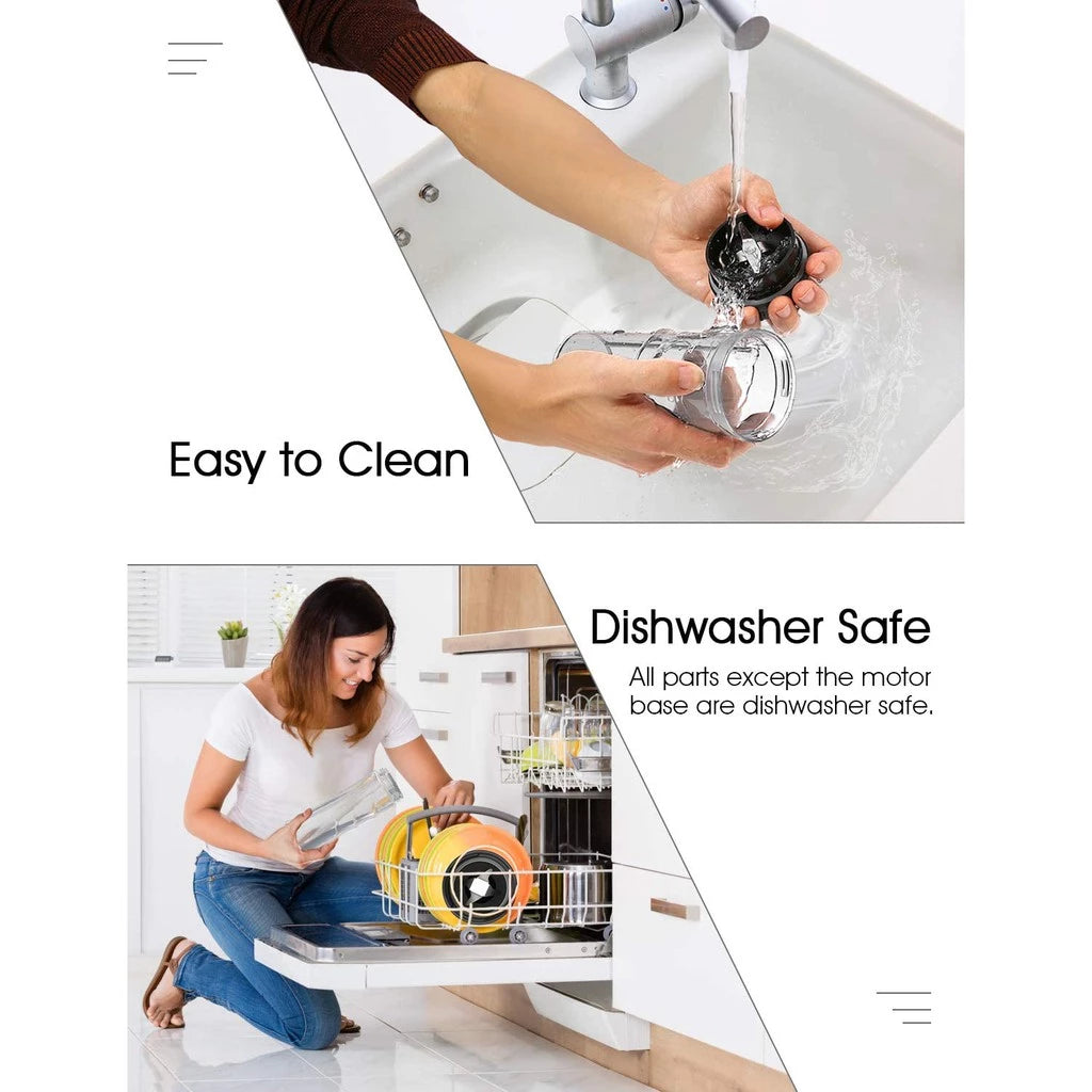 Russell Taylors Compact Personal Blender (600ML Bottle x 2) B1