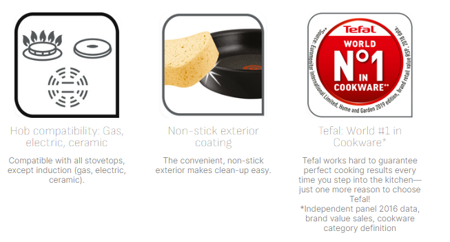 Tefal Natura Frypan 28cm B22606/B2260695