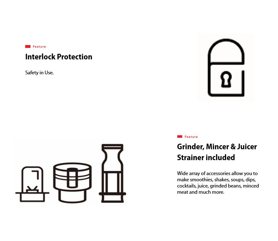 Toshiba BL-70PR2NMY Multifunction SHARKTOOTH Blades Blender / BL70PR2NMY - 2.0L