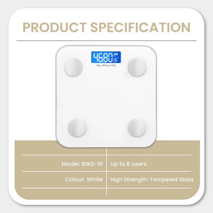 Russell Taylors Bluetooth Body Scale BWS-10/BWS10