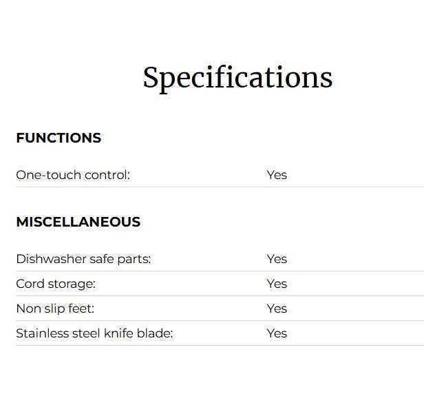 Kenwood Chopper CH180 300W Mini Chopper 150g