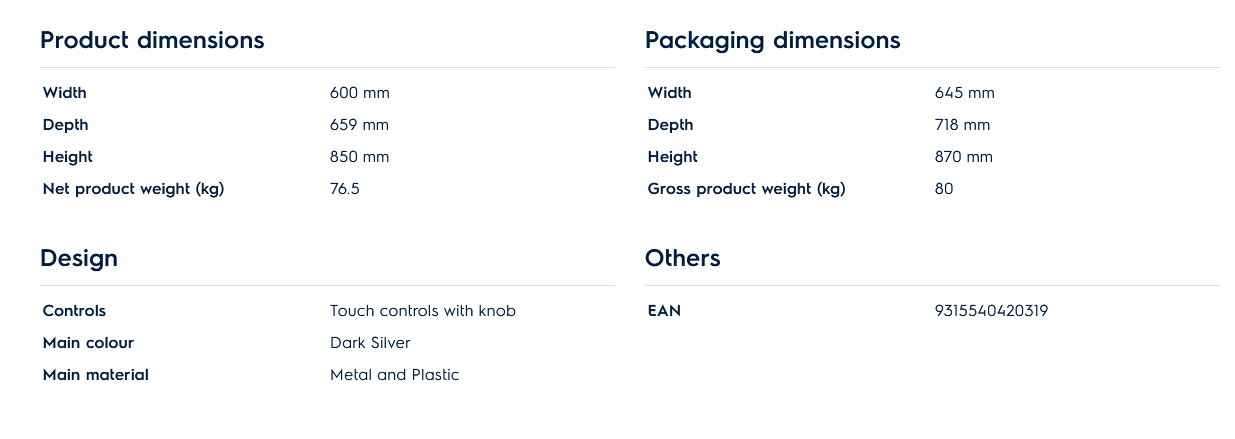 Electrolux EWF1043R7SC 10kg Washer UltimateCare 700 Front Load Washing Machine