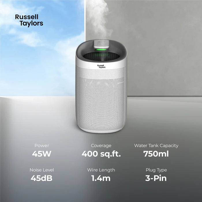 Russell Taylors Kappa+ 2-in-1 Dehumidifier & Air Purifier H13 HEPA Filter