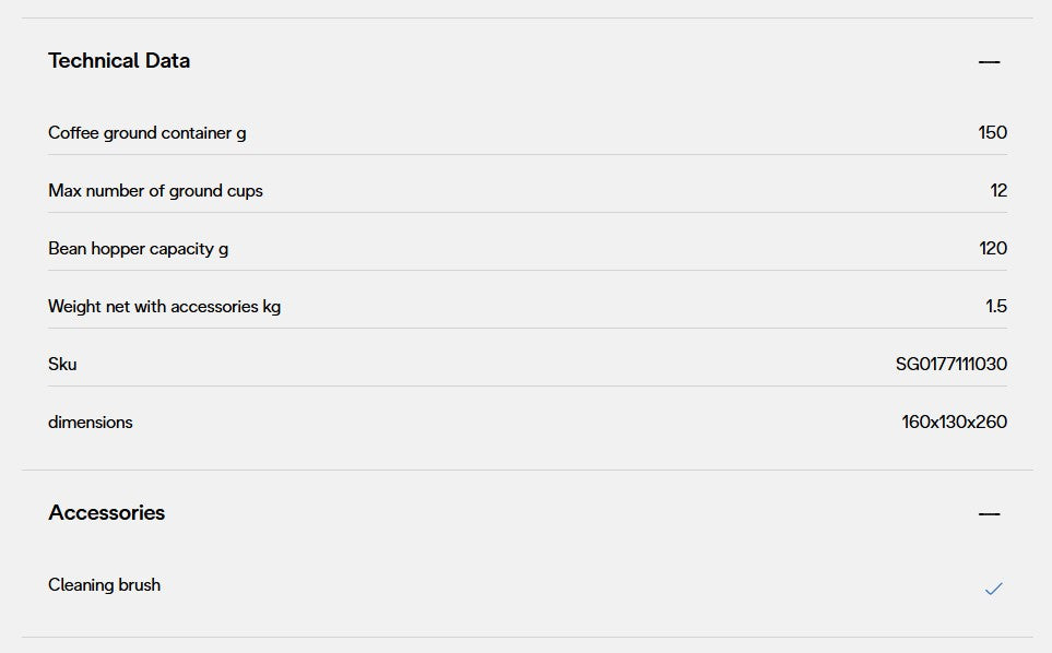 DeLonghi KG79 Burr Coffee Grinder