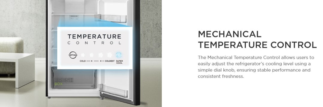 Midea 95L Single Door Refrigerator MD-RD142FGD / MDRD142FGD