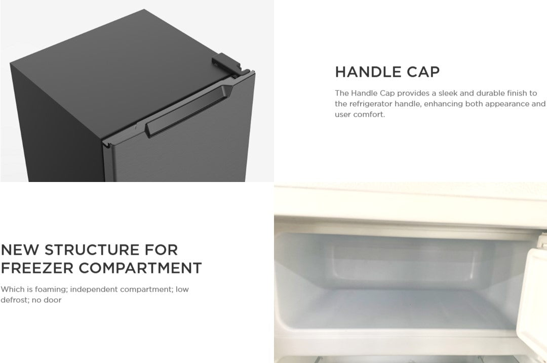 Midea 196L Single Door Refrigerator MDRD268FGD28-MY / MDRD268FGD28MY