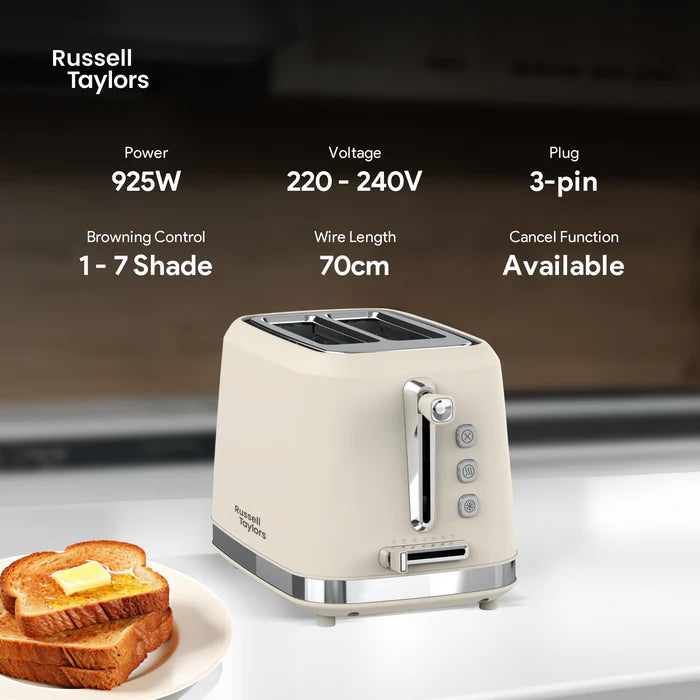 Russell Taylors Retro Toaster RT-10/RT10C (Cream)