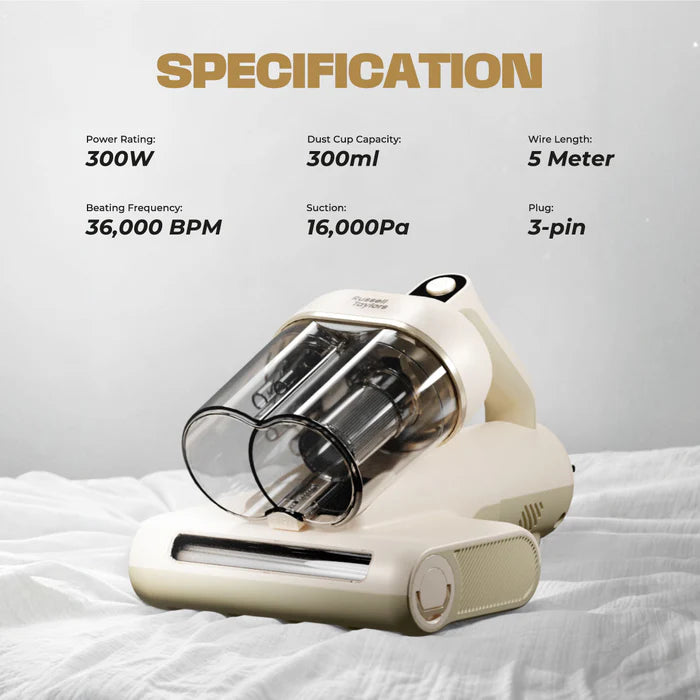 Russell Taylors Dual Cup Dust Mite Vacuum Cleaner with UV-C Light VM20