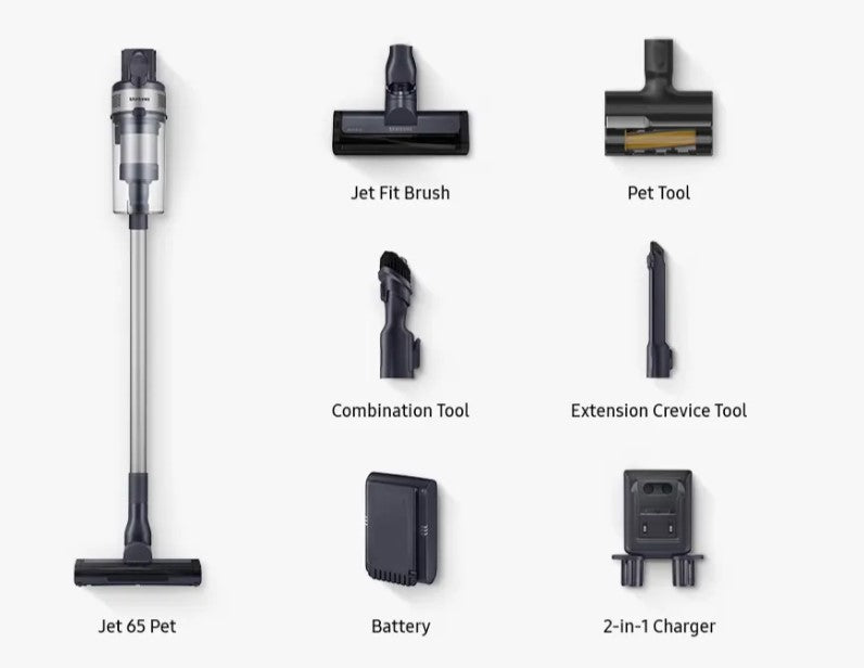 Samsung 150W VS15A60AGR5/ME Jet 65 Pet -Digital Inverter Motor VS15A60AGR5ME (Teal Silver)