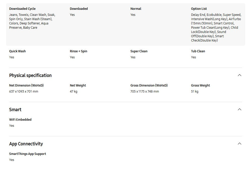 Samsung 19KG WA80F19B9BFQ Bespoke AI Laundry Top load Washer AI Wash Washing Machine