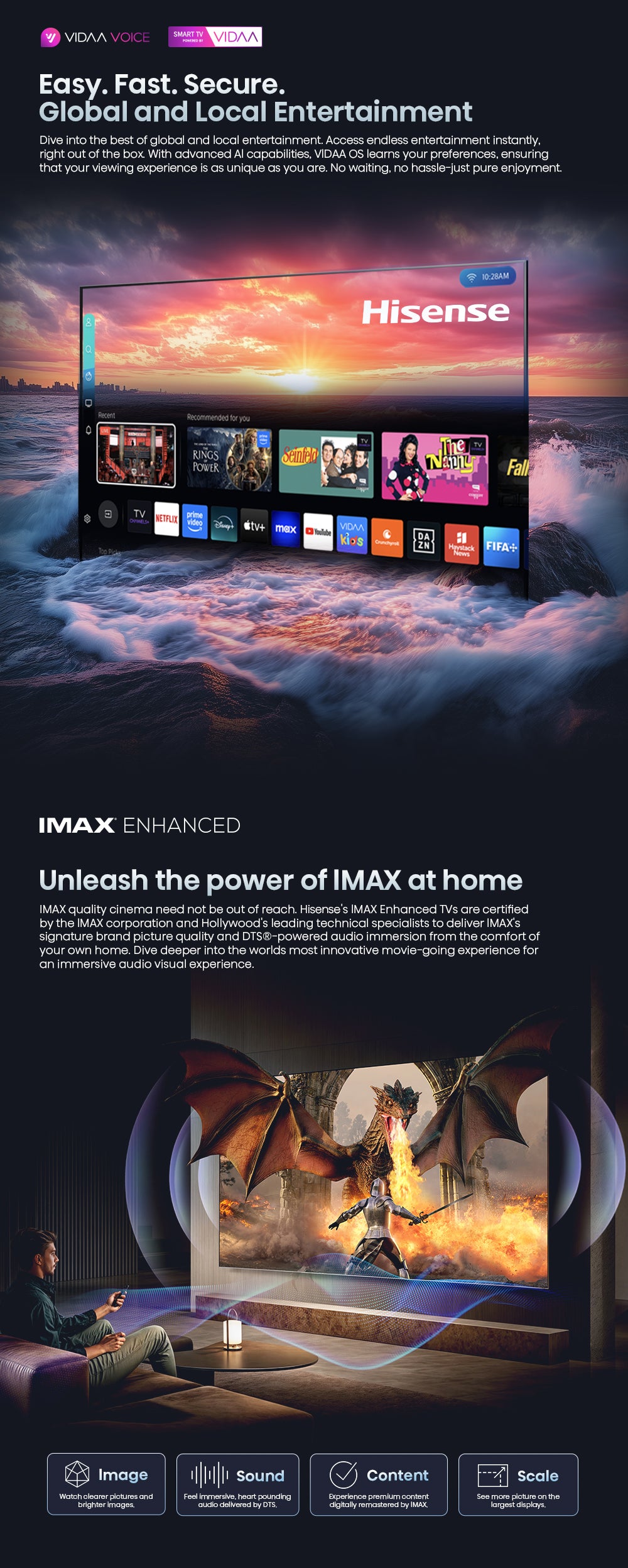 Hisense 100" 4K ULED 100U7Q MiniLED TV U7Q Series