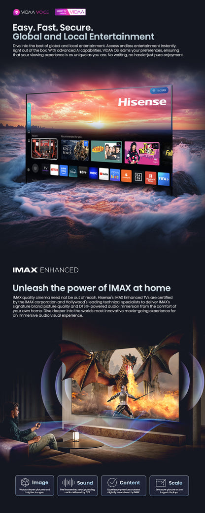Hisense 100" 4K ULED 100U7Q MiniLED TV U7Q Series