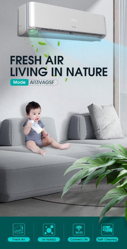 Hisense AI13VAGSF Wifi HI-NANO Air Cond