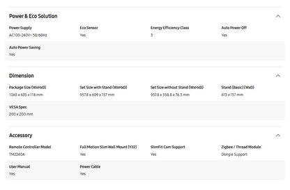 SAMSUNG 43" UA43U8000FKXXM UHD U8000F 4K Smart TV (2025) Television