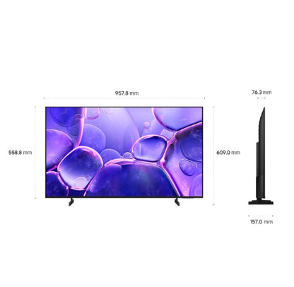 SAMSUNG 43" UA43U8000FKXXM UHD U8000F 4K Smart TV (2025) Television