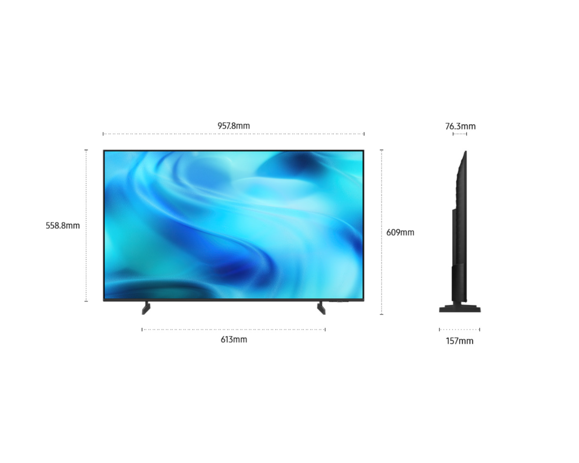 Samsung 43" UA43U8000HKXXM UHD U8000H 4K Smart TV (2026) Television