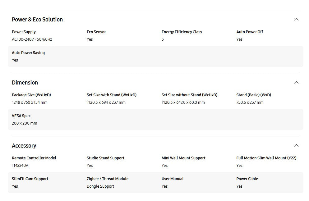 Samsung 50" Crystal UHD DU7000 UA50DU7000KXXM 4K Smart TV Television