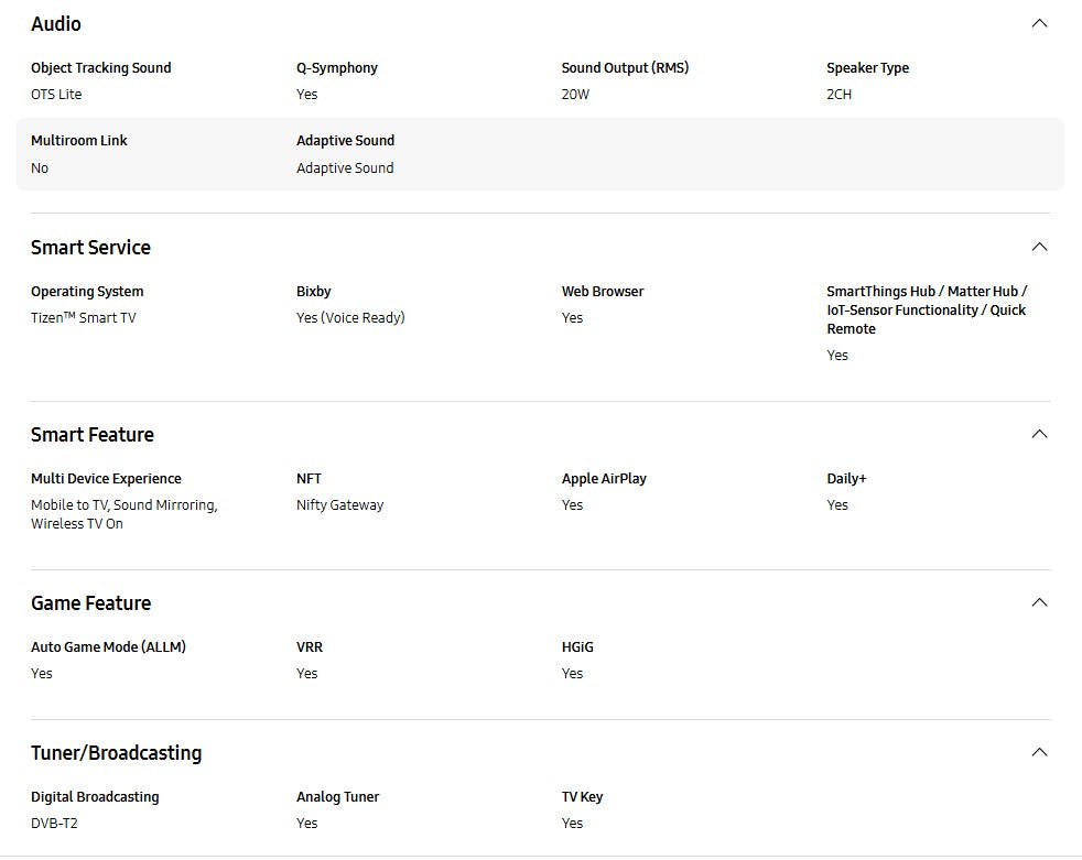 Samsung 55" Crystal UHD DU7000 UA55DU7000KXXM 4K Smart TV Television