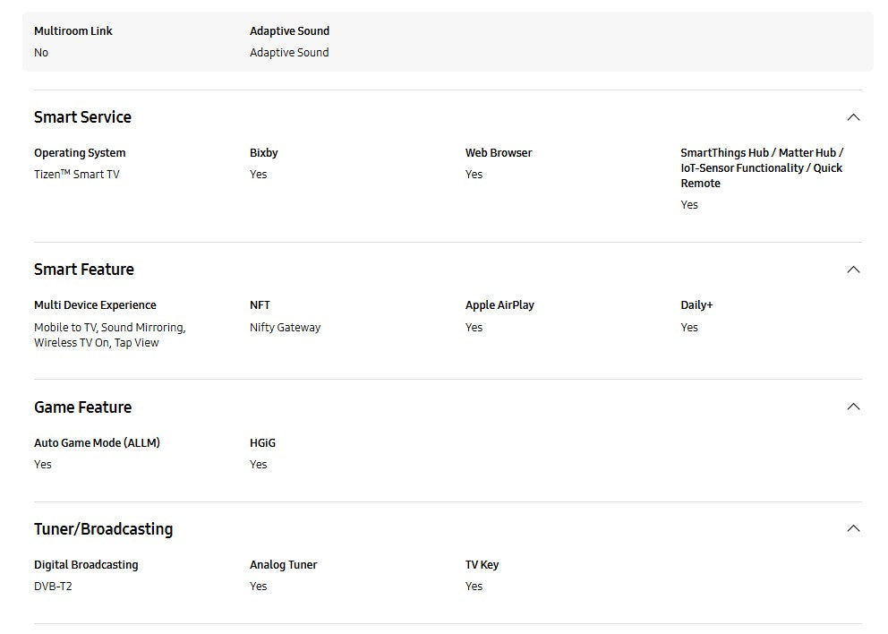 Samsung 55" Crystal UHD 4K DU8000 UA55DU8000KXXM Smart Tv Television