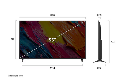 LG 55" LG QNED AI TV 55QNED70 HDR10 4K UHD (2025) QNED70