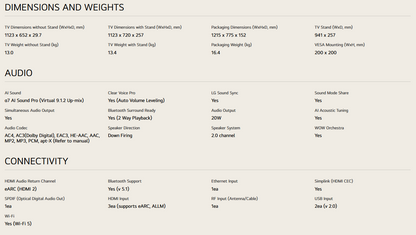 LG 55QNED80ASA 55 Inch LG QNED AI QNED80 4k Smart TV 2025