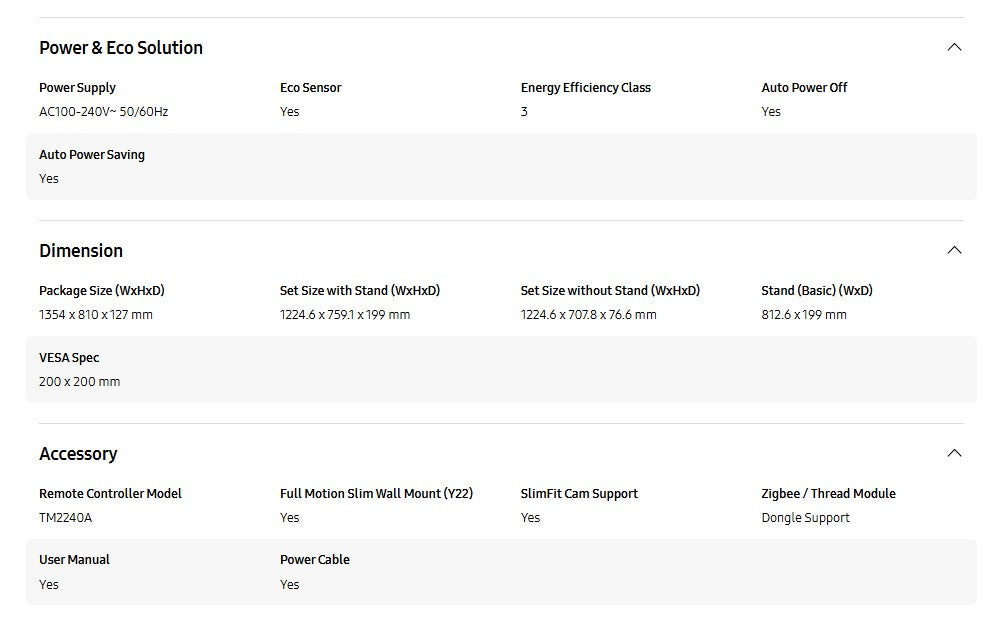SAMSUNG 55" UA55U8000FKXXM UHD U8000F 4K Smart TV (2025) Television