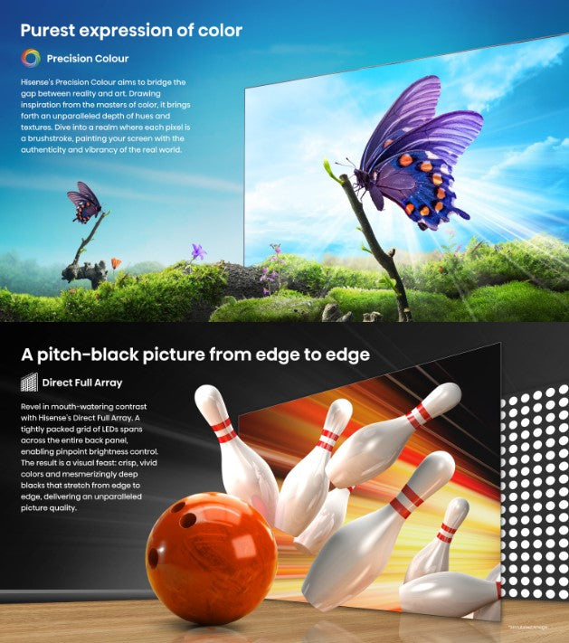 Hisense 85'' 85A6100N A6100N A6 VIDAA Smart TV Television