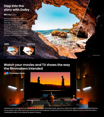 Hisense 85'' 85A6100N A6100N A6 VIDAA Smart TV Television