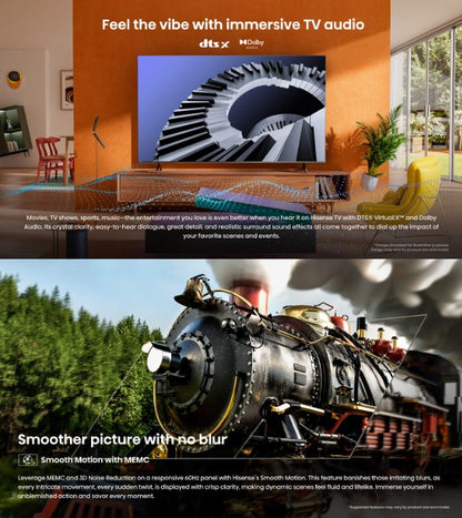 Hisense 85'' 85A6100N A6100N A6 VIDAA Smart TV Television