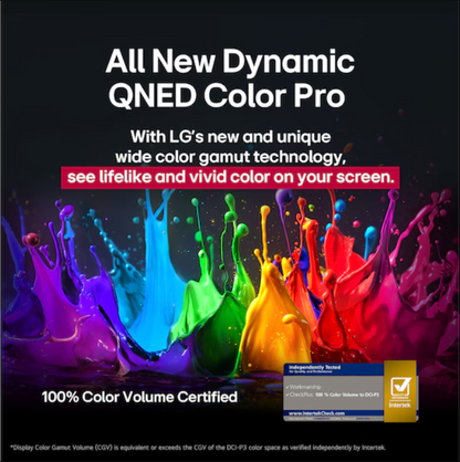 LG 85" 85QNED92ASA QNED92 MiniLED 144Hz Gaming Mode Dolby Vision Television