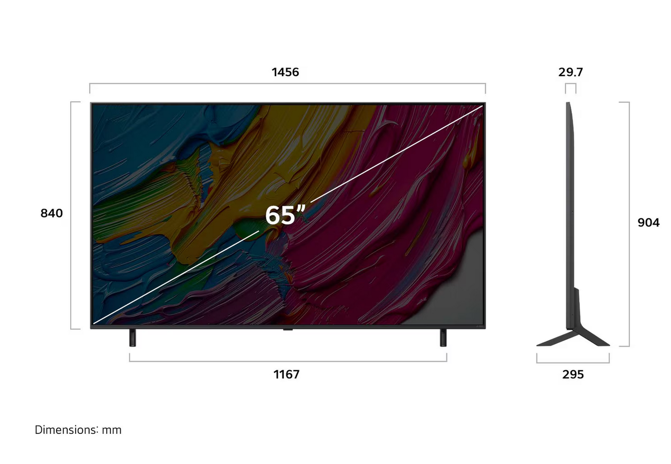 LG 65QNED80ASA 65 Inch LG QNED AI QNED80 4k Smart TV 2025