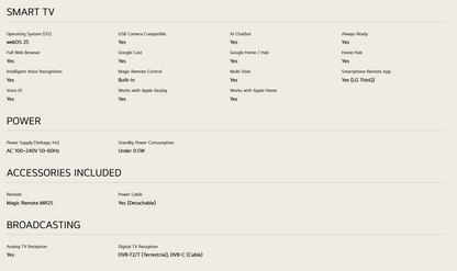 LG 65QNED86ASA 65 Inch LG QNED evo AI QNED86 MiniLED 4k Smart TV 2025