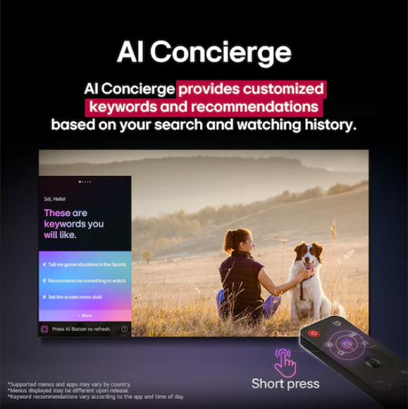 LG 65" QNED 65QNED92ASA evo AI QNED92 4K Smart TV (2025) Television