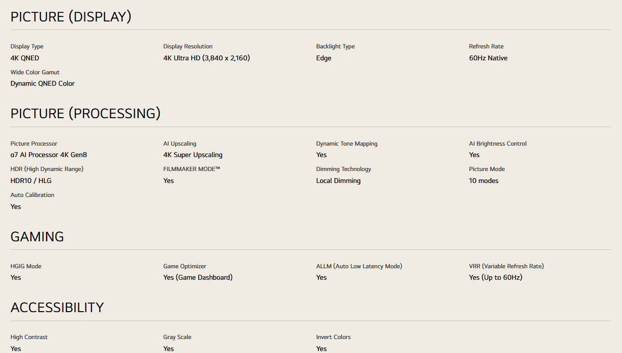 LG 75QNED80ASA 75 Inch LG QNED AI QNED80 4k Smart TV 2025