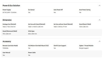 SAMSUNG 75" UA75U8000FKXXM UHD U8000F 4K Smart TV (2025) Television