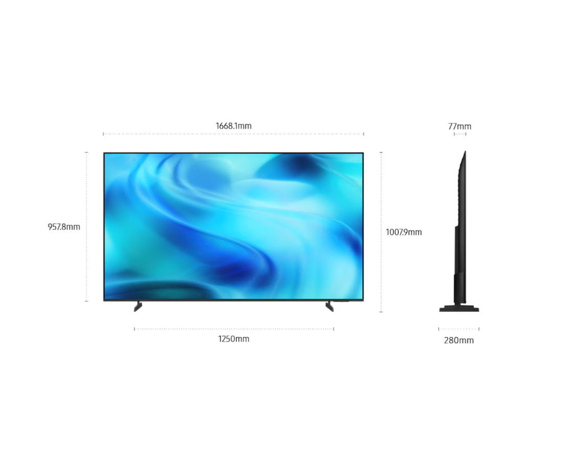 Samsung 75" UA75U8000HKXXM UHD U8000H 4K Smart TV (2026) Television