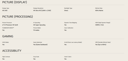 LG 75UA8450PSA 75 Inch LG 4K UHD AI TV UA84 HDR10 (2025)