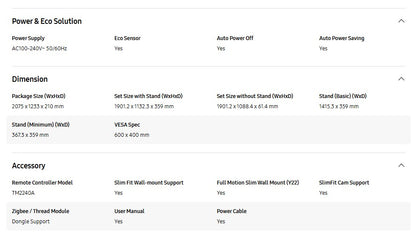 Samsung 85" Crystal UHD DU7000 UA85DU7000KXXM 4K Smart TV Television