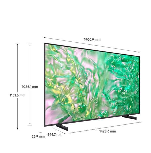 Samsung 85" Crystal UHD 4K DU8000 UA85DU8000KXXM Smart Tv Television