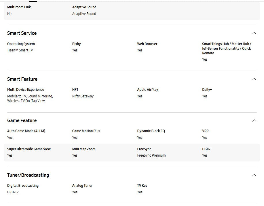 Samsung 85" Crystal UHD 4K DU8000 UA85DU8000KXXM Smart Tv Television