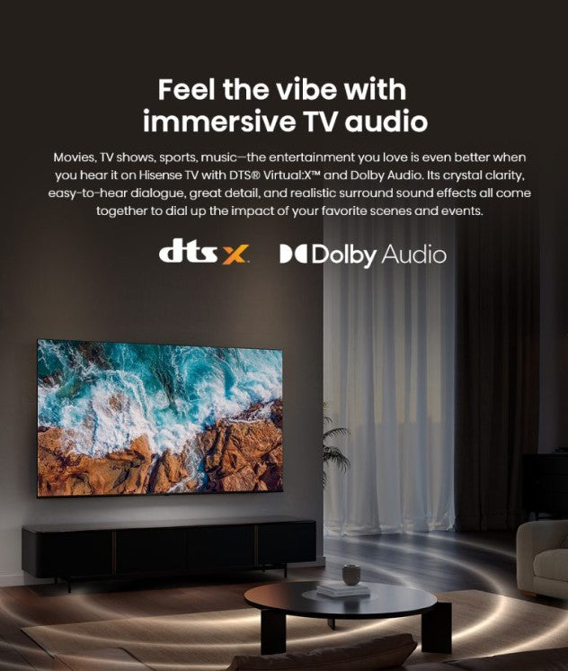 HISENSE 55" 4K UHD Smart TV A7Q Series VIDAA 55A7Q LED