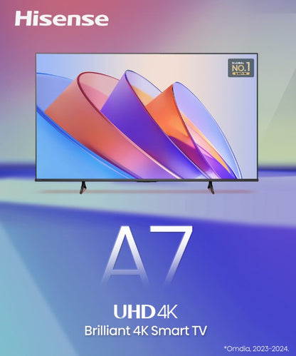 HISENSE 55" 4K UHD Smart TV A7Q Series VIDAA 55A7Q LED