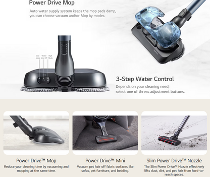 LG A9K-MAX CordZero™ A9Komp (Iron Grey)