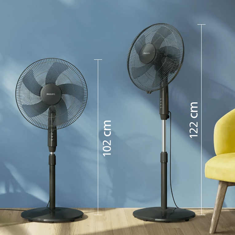 Philips 16" 600 Series ACP620/01 (Black) 45W ACP620 Stand Fan Kipas Diri