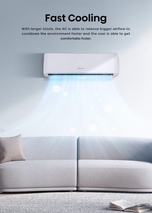 Hisense 1HP Non-Inverter AN09CBG 1.0HP Inverter