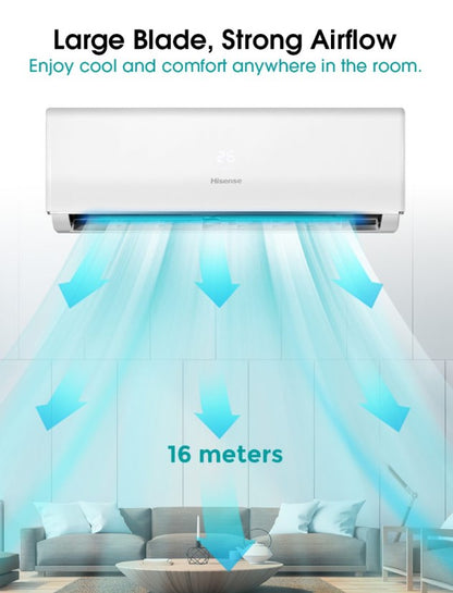Hisense 1.0HP Air Conditioner AN10DBG / AN10DBG2 Air Cond R32 Penghawa Dingin