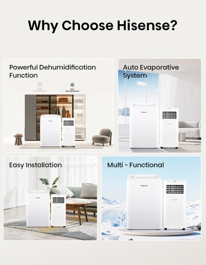 Hisense 1.0HP Portable Air Cond AP09KVG1 Air Conditioner 1HP