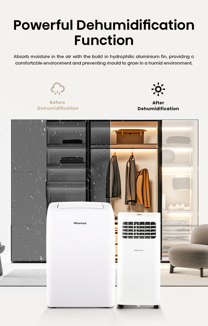 Hisense 1.5HP Portable Air Cond AP12NXG Air Conditioner 1.5HP R32