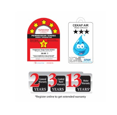 Toshiba Washing Machine 16KG AW-DG1700WM (SS) SDD Inverter Nano Wash AWDG1700WM